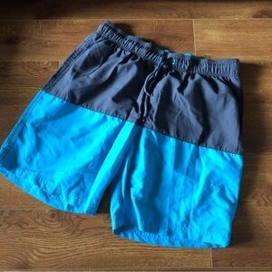 George blue and teal swim trunks in size M (32-34)